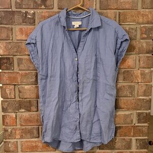 Rachel Zoe Sky Blue Button-Down Shirt